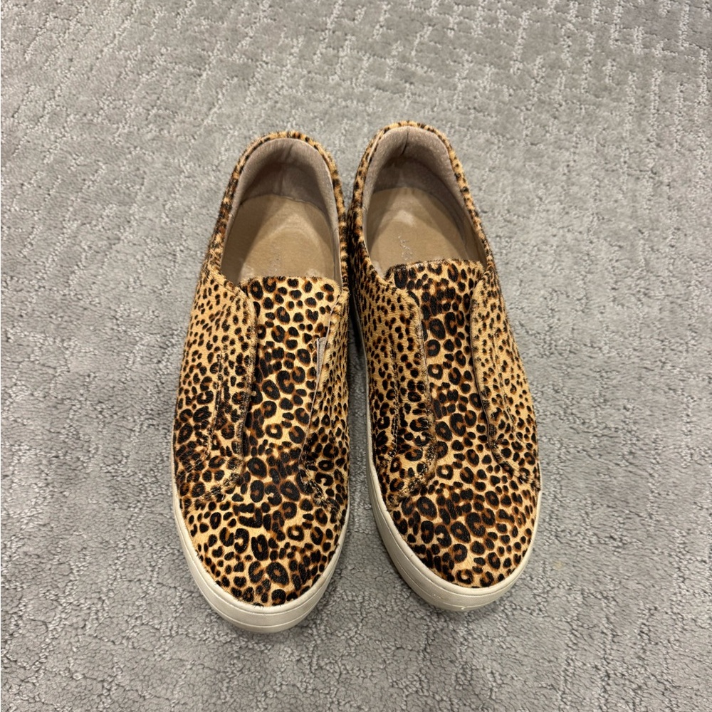 J/SLIDES lace less leopard sneakers